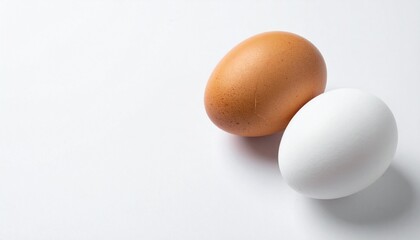 無彩色の背景と卵だけで構成された静物写真。完璧と破損の対照が、視覚的にも感情的にも印象を残す。

