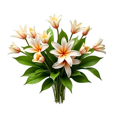 Elegant oversized floral arrangement featuring luminous blossoms and verdant foliage for captivating artistry