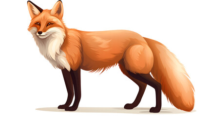 Fototapeta premium Cute Fox Mailman Cartoon Vector Illustration for Messaging and Delivery Designs