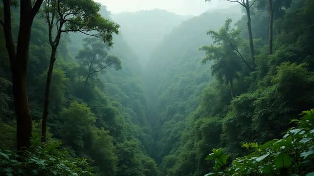 Rain forest in Central America