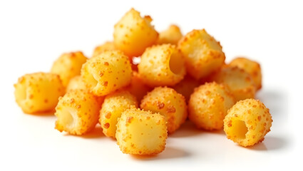 potato chips isolated on white