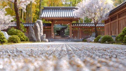 A tranquil Kyoto Zen garden 