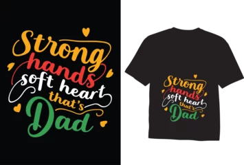 Fotobehang Dad typography t-shirt or father day t-shirt design, dad t shirt design,  dad t-shirts funny © trimboy2022