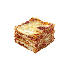 Delicious Homemade Lasagna, Close-up Studio Shot