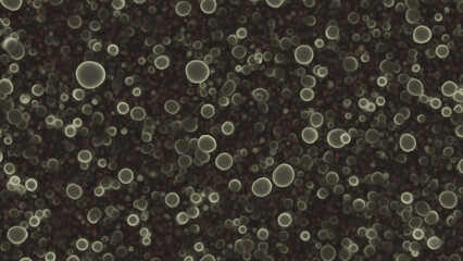 Abstract circles on a dark background