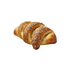 Delicious Poppy Seed and Salt Pretzel Roll