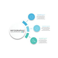 Fototapeta premium vector illustration design template whit 3 option or steps