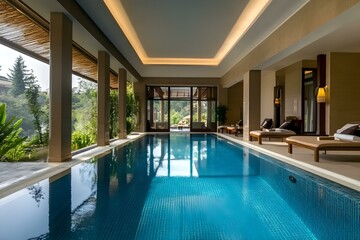 Luxurious Swimming Pool in a Hotel Resort for Ultimate Relaxation