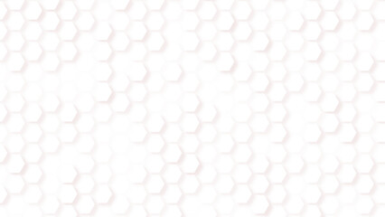 Hexagon white background. Geometric grid. Honeycomb texture. Business presentation. Polygon cell banner. Computer data. Vector illustration.