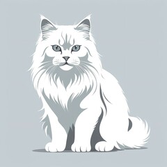 Fototapeta premium とっても好奇心旺盛な性格のサイベリアン