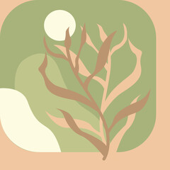  botanical abstract wall art