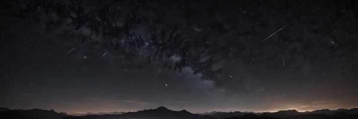 Infinite twinkling stars on a velvet black night sky ,  astronomy,  heavens,  deep space