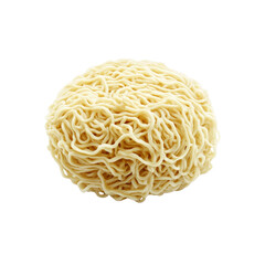 Uncooked Dried Egg Noodles, Close-up of a Ball of Noodles