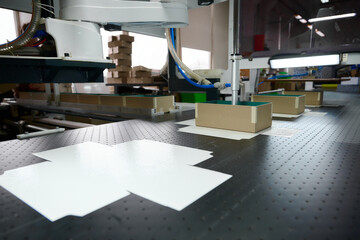 Innovative techniques in cardboard box production at a decorative packaging factory