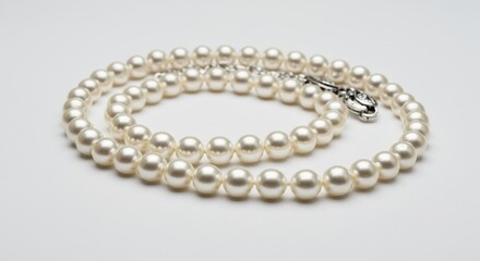 Obraz premium Elegant pearl necklace