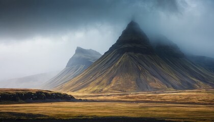 Icelandic Mountain Majesty: A Dramatic Landscape