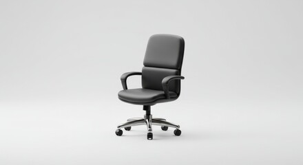 Fototapeta premium Modern office chair design isolated background
