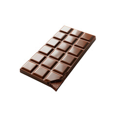 Delicious Dark Chocolate Bar with a Bite Taken Out