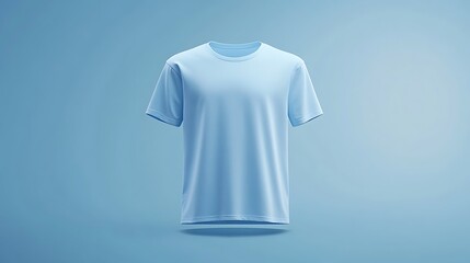 Light blue t shirt mockup