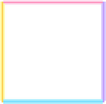 eyecatching cute colorful ractangle