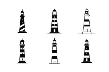 Vector Lighthouse Design in Realistic 3d Look