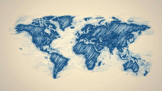 Hand-drawn world map (1)