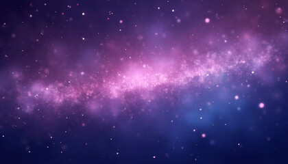 Fototapeta premium Abstract image with a nebula-like effect. Soft, glowing colors of blue, purple, and pink blend together, creating a dreamy, ethereal atmosphere.