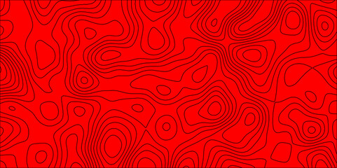 Topographic canyon geometric map relief texture with curved layers and shadow .Abstract geometric topographic contour map background. Panorama view gradient multicolor wave curve .	