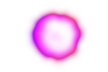 Abstract neon glowing color gradients shape cutout on transparent background, light leaks photo overlay effect, film grain, grungy texture, glow effect, blurred gradients multicolored effect