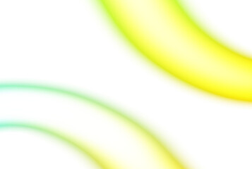 Obraz premium Abstract neon glowing color gradients shape cutout on transparent background, light leaks photo overlay effect, film grain, grungy texture, glow effect, blurred gradients multicolored effect