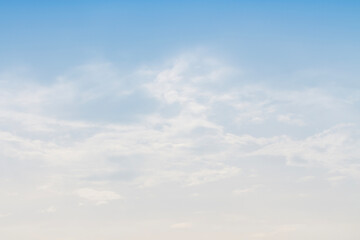 background of blue sky with the white cloud fluffy