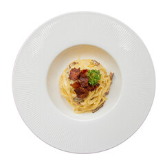 Capellini Carbonara Sauce
