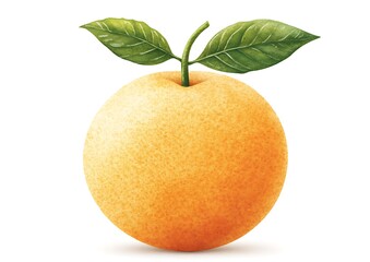 Fresh orange fruit illustration