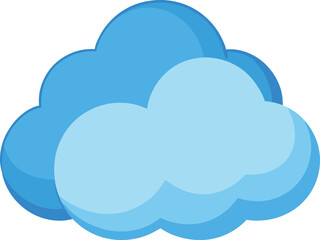 Cloud Icons Vector Set – Flat, Minimal, and Silhouette Styles, Cartoon and Cute Cloud Vector Collection with Smiling Faces, Weather Cloud Vector Pack