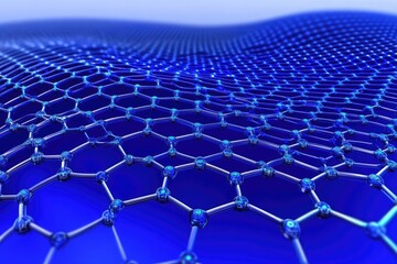 Naklejka premium Atomic lattice structure