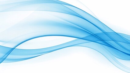 Elegant flowing wave of light blue fabric on a white background, creating a sense of movement and serenity.