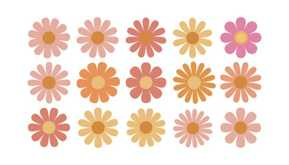 Floral Harmony: A vibrant display of delicate flowers. Each bloom, a testament to nature's beauty, arranged in a harmonious pattern. Capturing a spectrum of colors and intricate petals