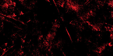 Trendy living red color texture of a concrete wall with cracks and scratches. limestone textured background. Decorative red panoramic background texture. Vintage texture of plaster or grungy marble.