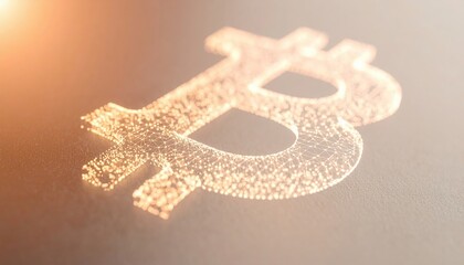Golden cryptocurrency symbol representing wealth and investment in modern financial markets