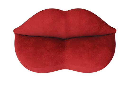 Bocca Lips Sofa 3D Model