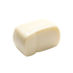 Highly Detailed and Realistic Douhua Tofu Dessert Presentation with Smooth Texture on Isolated Background