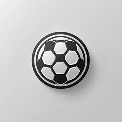 Obraz premium Modern and Dynamic Football Logo