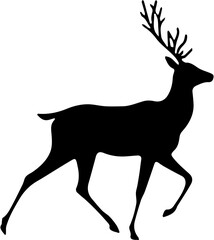 deer silhouette vector