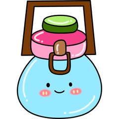 vector illustration of a perfume bottle