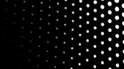 High contrast image of dots and lines indicating movement abstract pattern with varying dot
