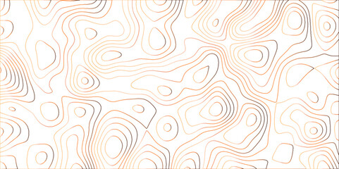 Fototapeta premium Topographic canyon geometric map relief texture with curved layers and shadow .Abstract geometric topographic contour map background. Panorama view gradient multicolor wave curve . 