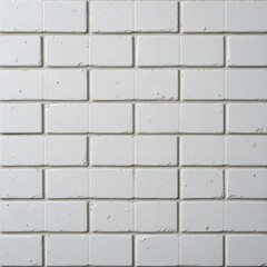 White Brick Texture Clean Grid Soft Grout