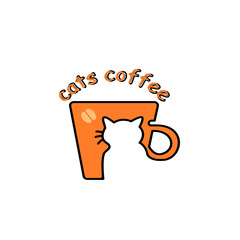 cat coffe logo
