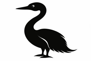 cormorant  silhouette vector