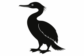 cormorant  silhouette vector